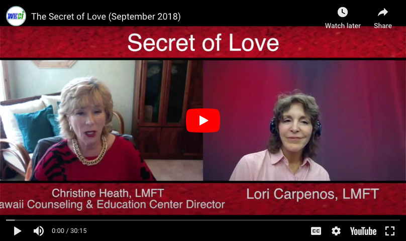 The Secret Of Love with Christine Heath with Lori Carpenos